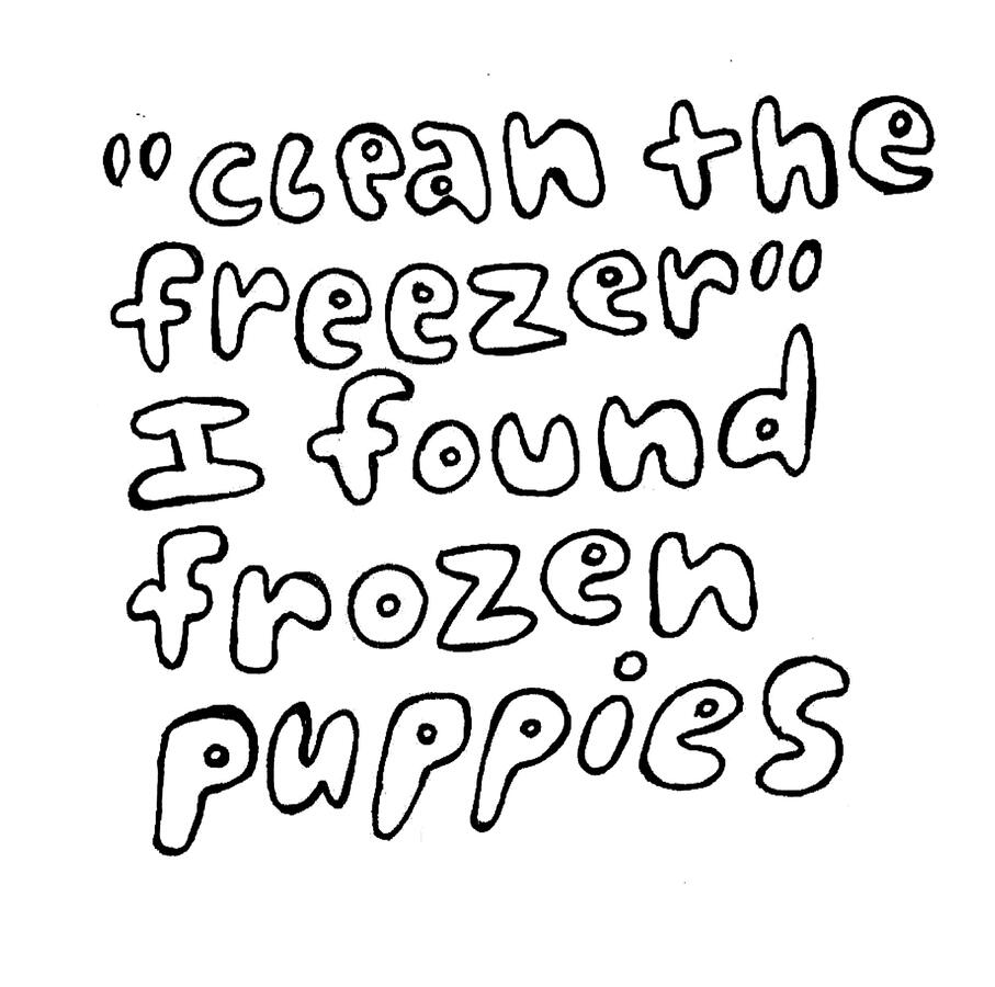 frozen puppies